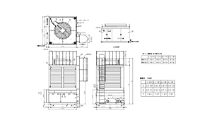 HICS-202W1/-302W1/-402W1/-502W1の外形図