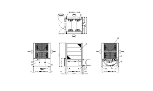 HICS-402Aの外形図