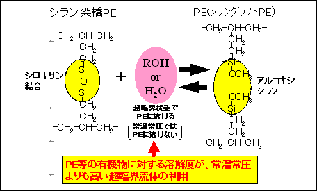 図2　シロキサン結合の化学反応